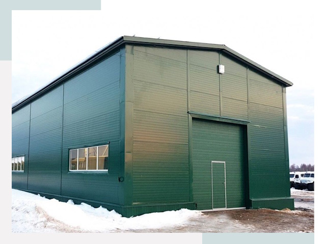 Двускатные ангары в Туймазы