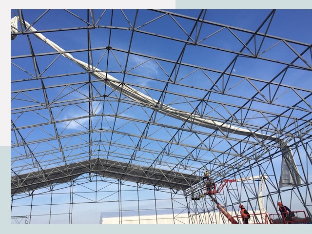 Шатровые ангары от 611 руб. в Туймазы и Башкирии