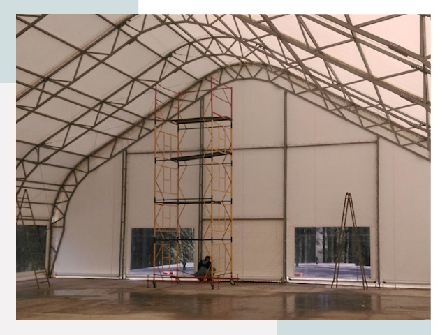 Шатровые ангары в Туймазы