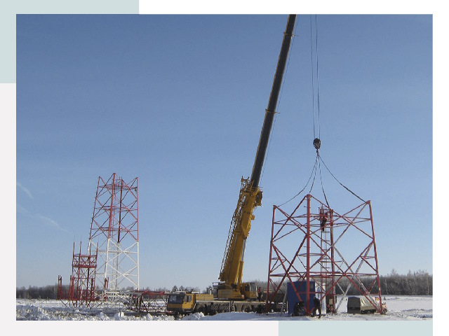 Монтаж вышек связи в Туймазы