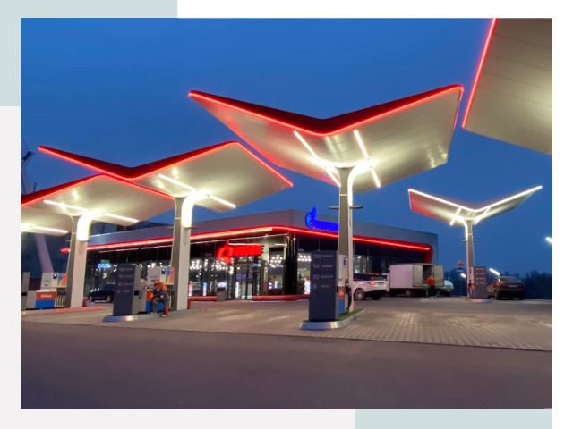 Навесы для АЗС в Туймазы