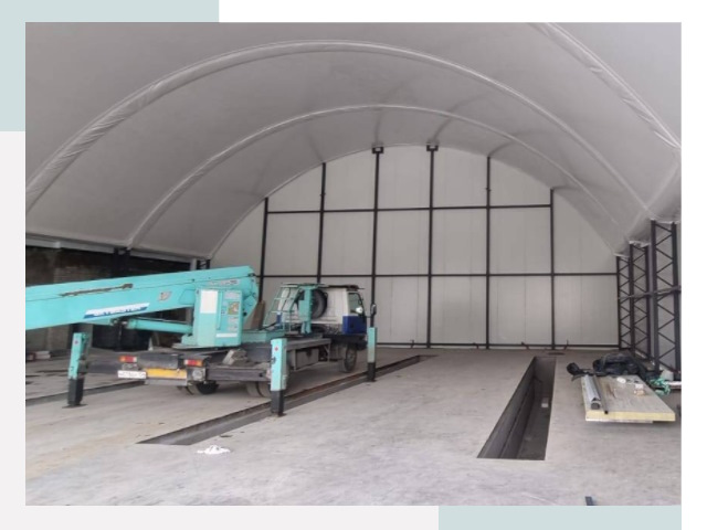 Внутреннее оснащение ангаров в Туймазы