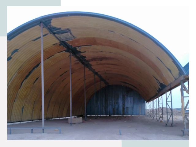 Реконструкция ангаров в Туймазы