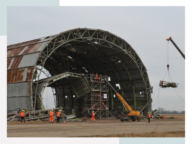 Демонтаж ангаров в Туймазы