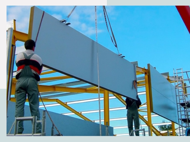 Монтаж сэндвич-панелей в Туймазы от 611 руб.