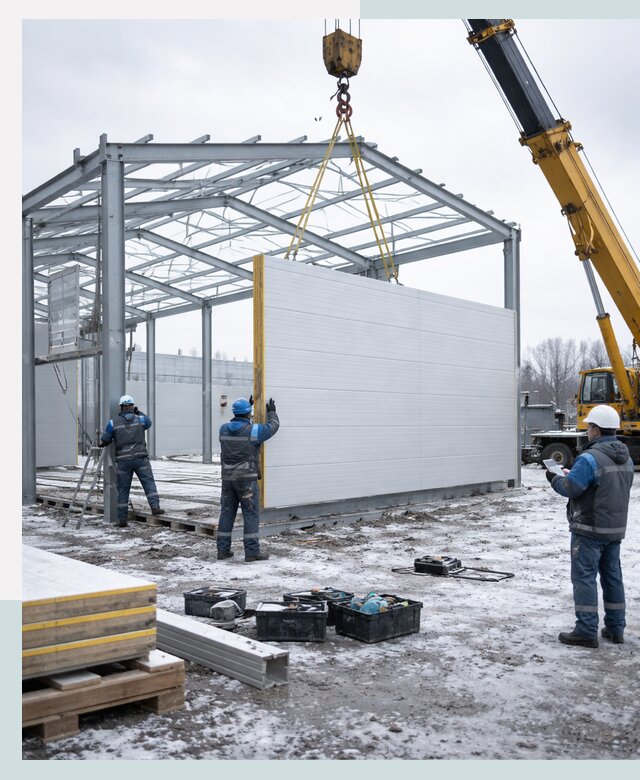 Строительство холодильных складов под ключ в Туймазы