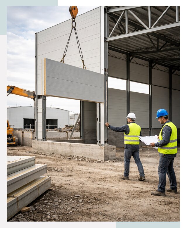 Склад из сэндвич панелей под ключ в Туймазы от 9681 р. | СтальСтрой-Тмз