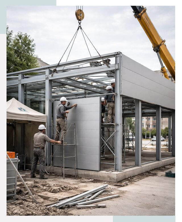 СтальСтрой-Тмз: торговый павильон под ключ в Туймазы от 35665 р.