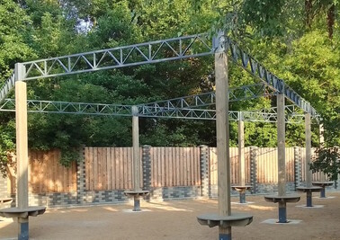 Терраса из металлоконструкций под ключ, проектирование, изготовление и монтаж от СтальСтрой-Тмз